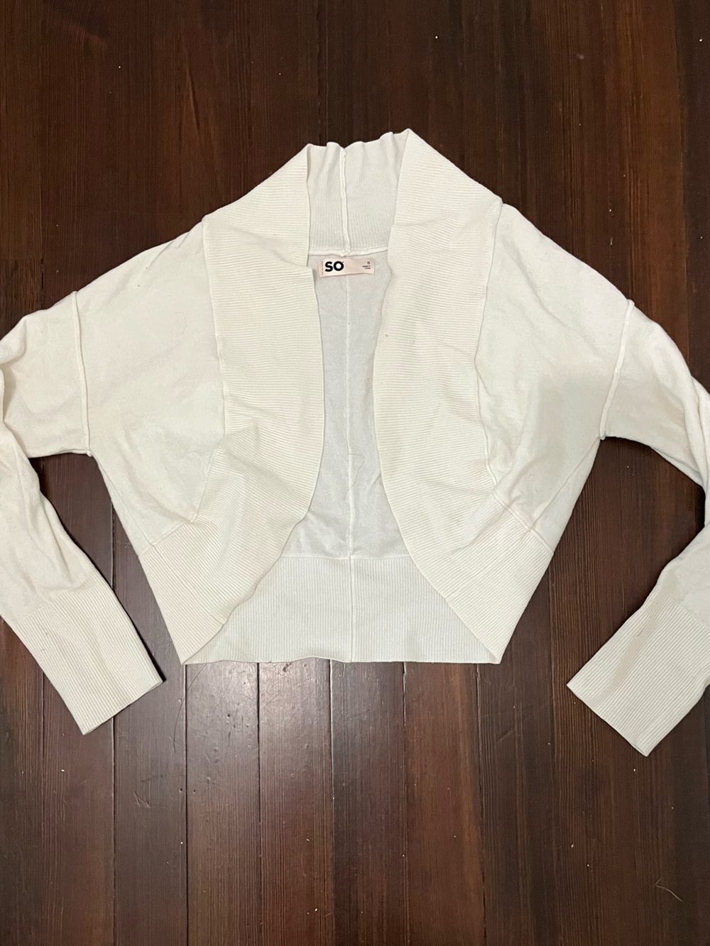 Cream cardigan